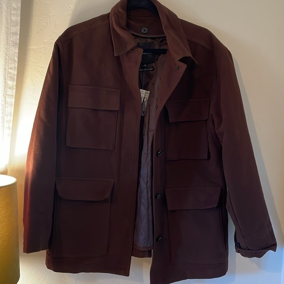 Madewell The Field Jacket – Size Small – Chocolate Brown – 100% Cotton/ NWT - Picture 6 of 9